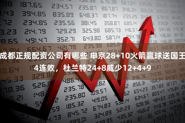 成都正规配资公司有哪些 申京28+10火箭赢球送国王4连败,杜兰特24+8威少12+4+9